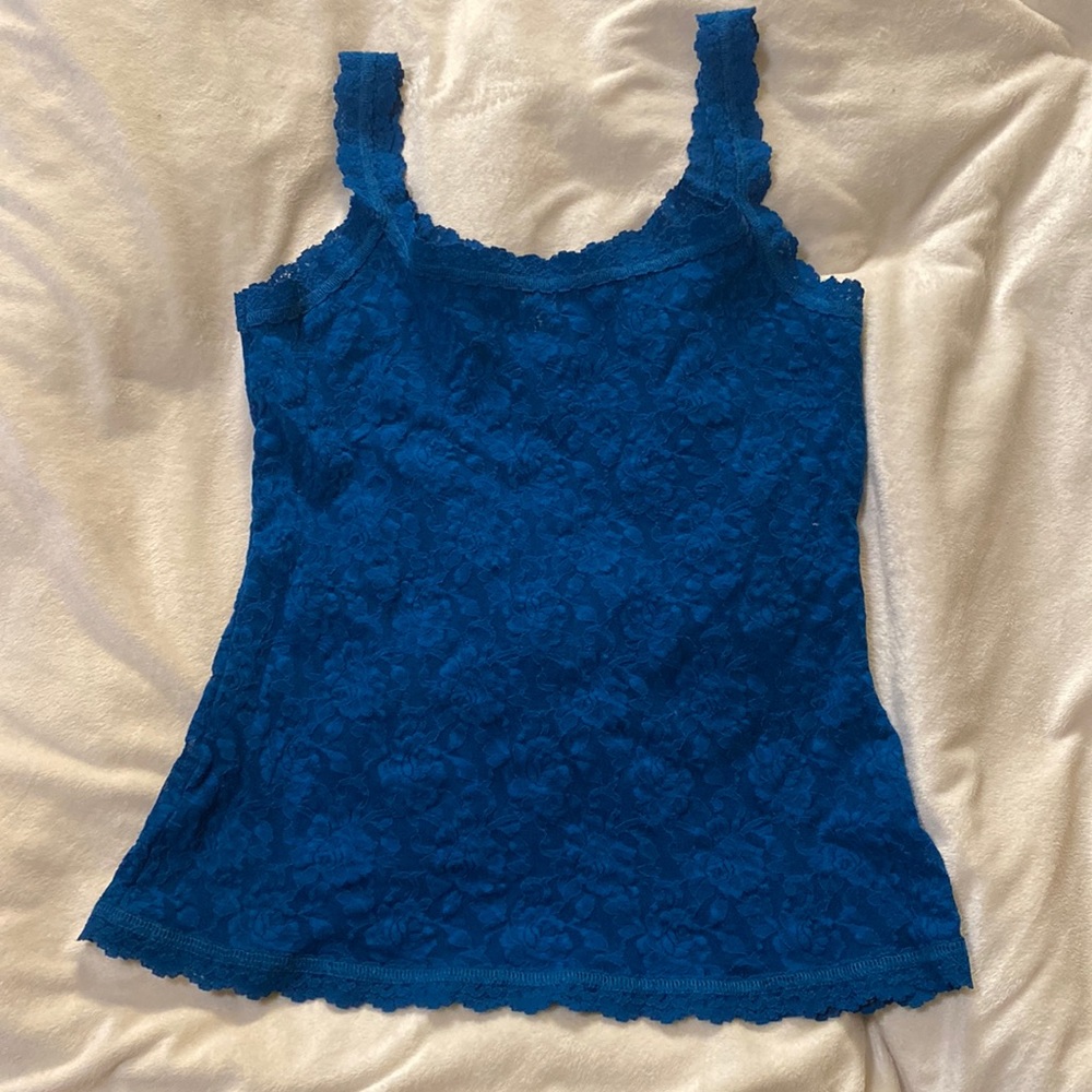 Hanky Panky Lace Top - Blue